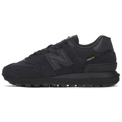 New Balance NB 574 LG Comfortable and Versatile Black Warrior Shock Absorbing Wear Resistant Wrapping Support Balanced Lightweight Low-top Life Casual Shoes Same Style for Men and Women Black