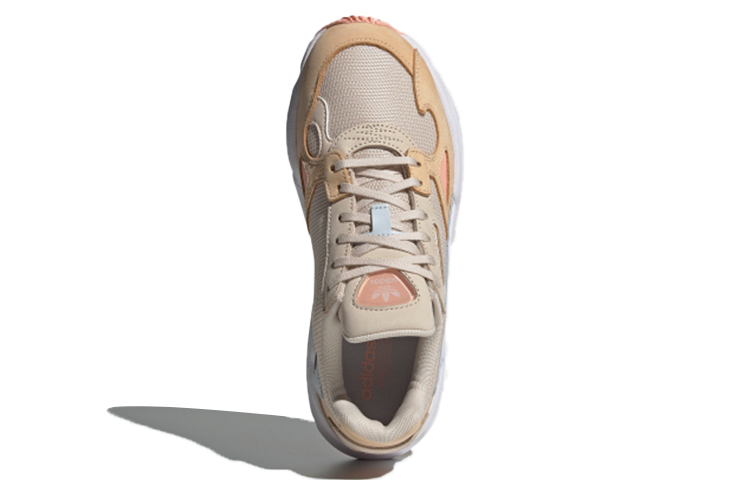 Женские кроссовки adidas Originals Falcon (коричнево-сине-розовые) — Коричневый / синий / розовый — фото 5