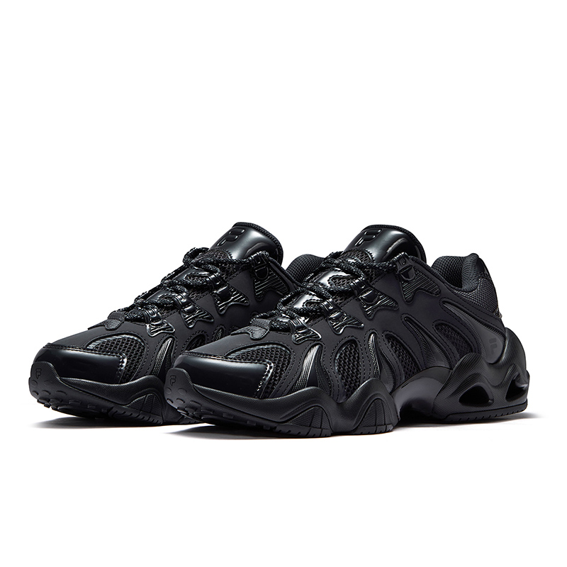Женские кроссовки Fila Fusion Jagger 2050 (черные) — 骏马黑 — фото 2