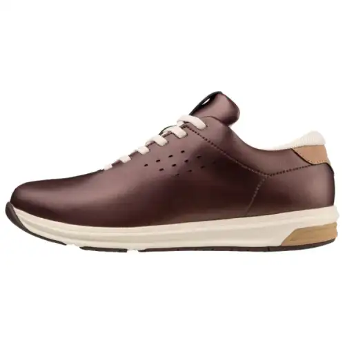 Mizuno Slip Resistant Abrasion Resistant Low top Casual Shoes Women's Brown