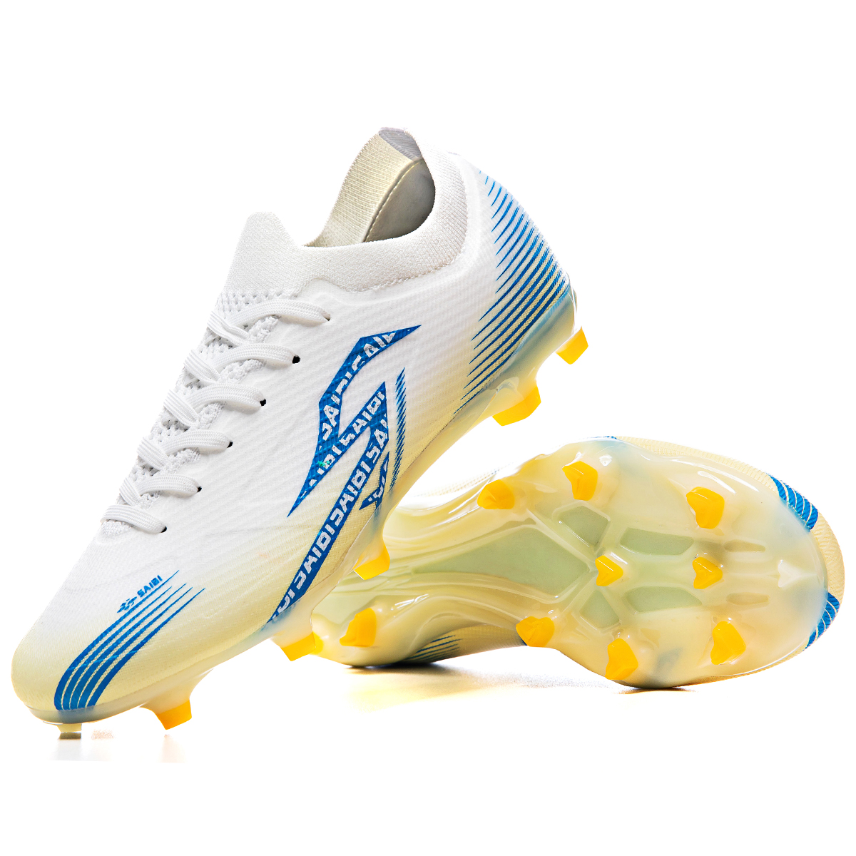 Saibi AG Artificial Ground FG Firm Ground Fabric Soccer Shoes Unisex