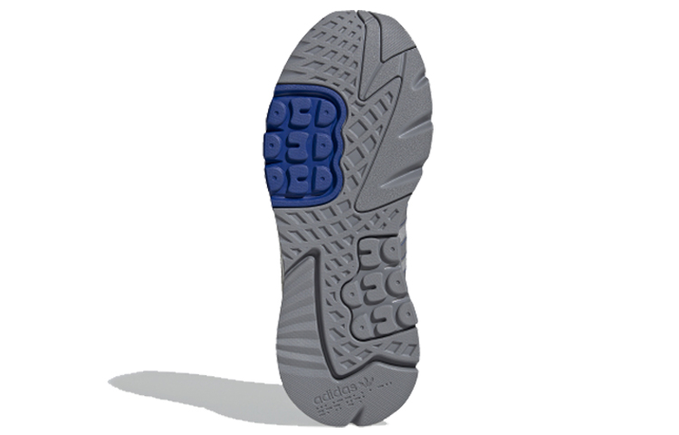 Мужские кроссовки adidas Originals Nite Jogger (серо-синие) — Серый / синий — фото 6