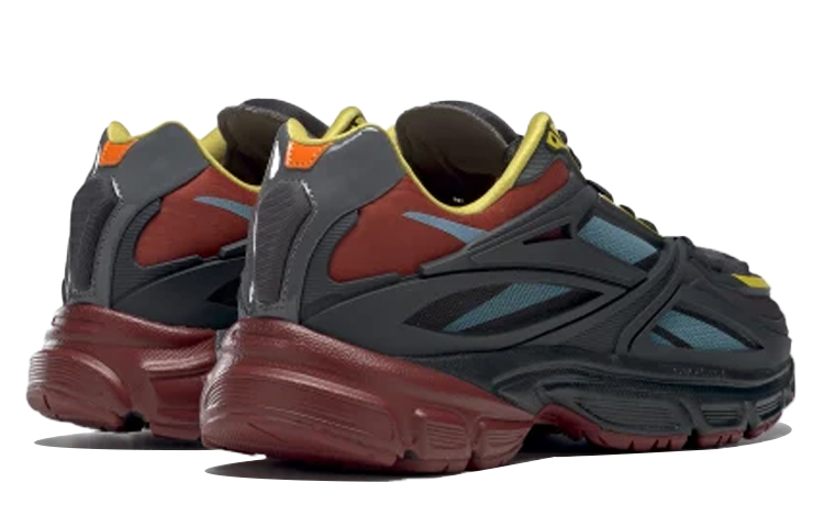 Кроссовки Reebok Road Modern (черный / красный / синий / желтый) — Чёрный / красный / синий / жёлтый — фото 4