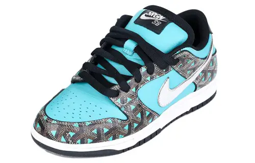 THE SHOE SURGEON x Nike Dunk SB Slip Resistant Low top Casual Shoes Men's Blue White Gray
