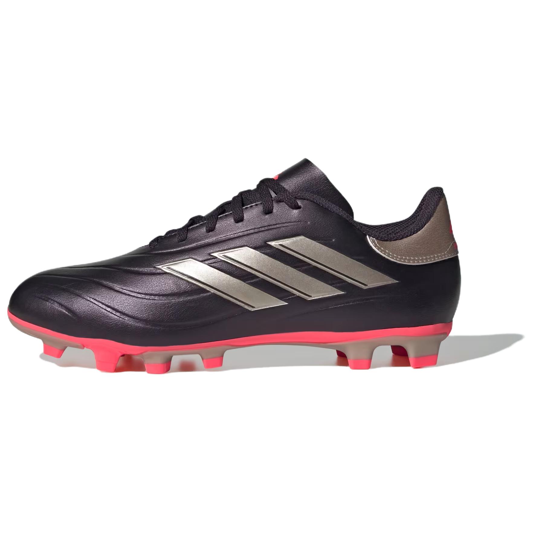 Adidas COPA PURE 2 Slip Resistant Abrasion Resistant Slip Resistant Abrasion Resistant Soccer Shoes Unisex Black Red