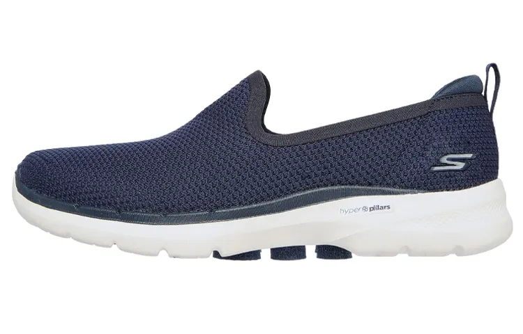 Skechers Go Walk 6 Casual Shoes Women's Low Top Marine Blue/White