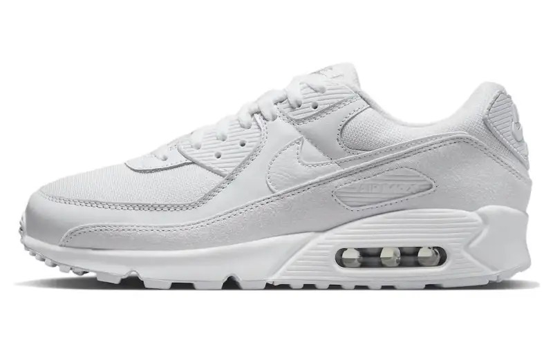 Nike Air Max 90 Premium 'White Metallic Silver'