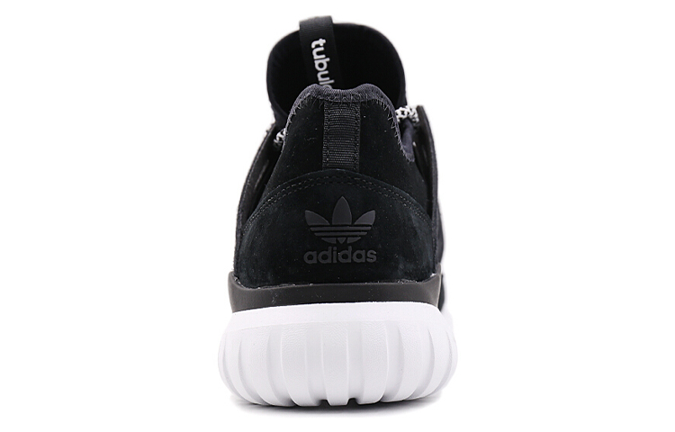 Мужские кроссовки adidas originals Tubular Radial (черно-белые) — Чёрный / белый — фото 5