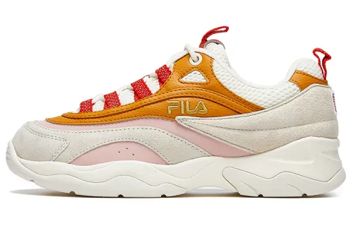 Fila Fusion Ray low-top sneakers for women, white and orange