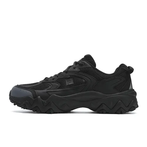 FILA OAKMONT 2S Ouke Starry 2S Abrasion Resistant Breathable Low top Casual Shoes Men's Black