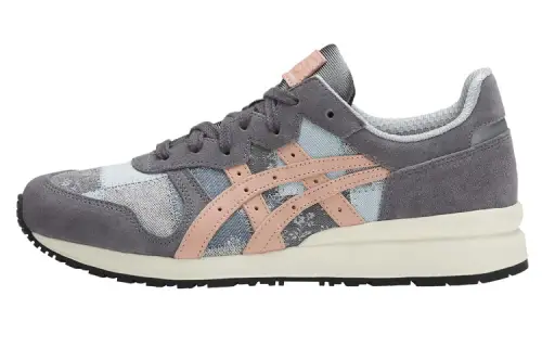Onitsuka Tiger Ally Slip Resistant Abrasion Resistant Low top Casual Shoes Unisex Gray Pink