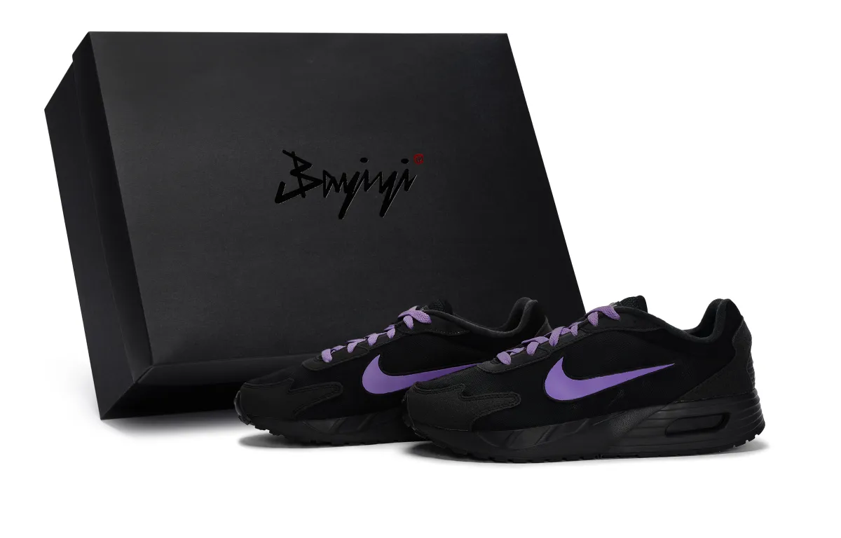 Nike Air Max Solo 811 Manufacturing, Secret Purple, Special Shoe Box Slip Resistant, Abrasion Resistant, Breathable