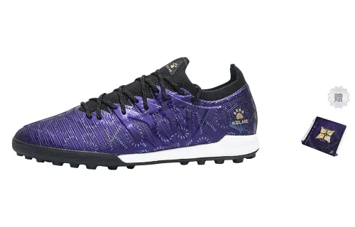 KELME Lightning 3.0 TF Turf Cushioning Coverage Soccer Shoes Unisex Dark Purple