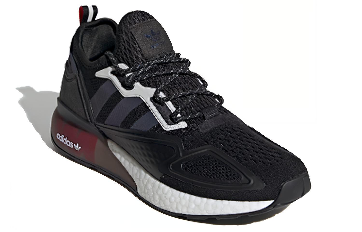 Кроссовки adidas originals ZX 2K Boost (черные) — Чёрный — фото 2