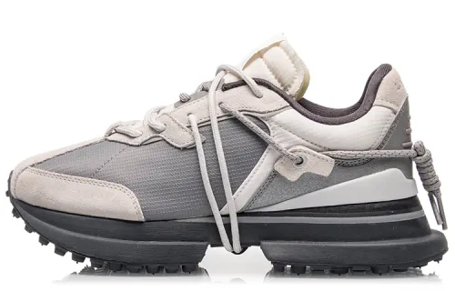 Li Ning CF Casual Shoes Women's Low Top Gray