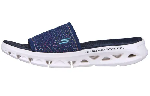 Skechers Glide Step Slide Slippers Women's Blue
