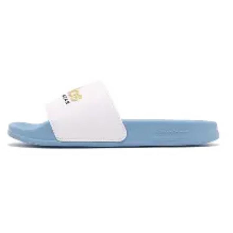 Adilette Adidas Shower Slide 'Team Light Blue White Matte Gold' Women's