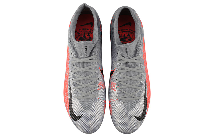Мужские бутсы Nike Mercurial Superfly 7 13 Pro AG (серо-оранжевый) — фото 4