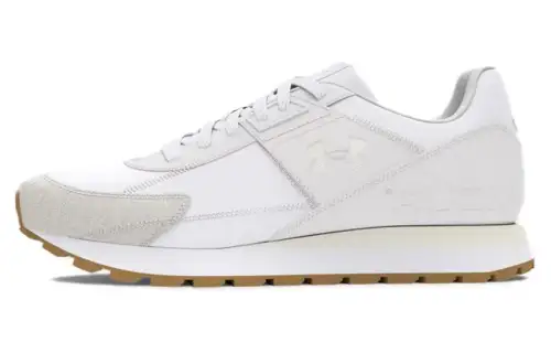 Under Armour Essential Cushioning, Wear Resistant Low top Casual Shoes Men's White Brown