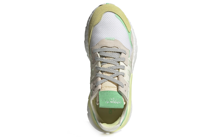 Женские кроссовки adidas originals Nite Jogger (бело-желто-зеленый) — Белый / жёлтый / зелёный — фото 5