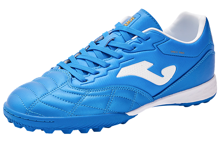 Joma Liga T1 Tf Turf Artificial Turf Synthetic Leather Slip Resistant Coverage Soccer Shoes Men's Blue White