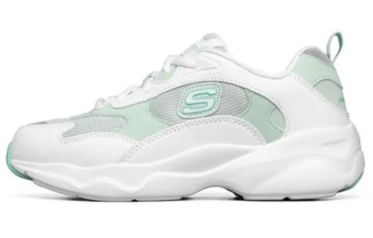 Skechers D'LITES Low top Casual Shoes Women's White Green