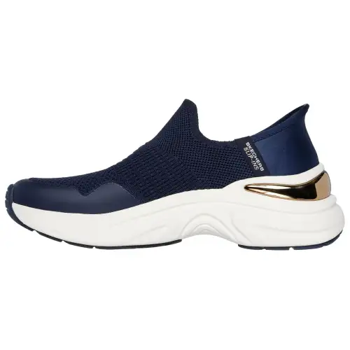 Skechers Slip Ins Low top Casual Shoes Women's Blue White
