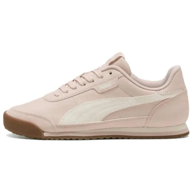PUMA Turino 2 Artificial Leather Cushioning Abrasion Resistant Lightweight Low top Casual Shoes Women's Light Pink
