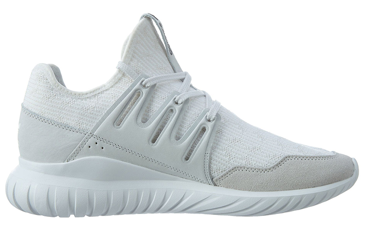 Мужские кроссовки adidas originals Tubular Radial PK (белые) — Белый — фото 2