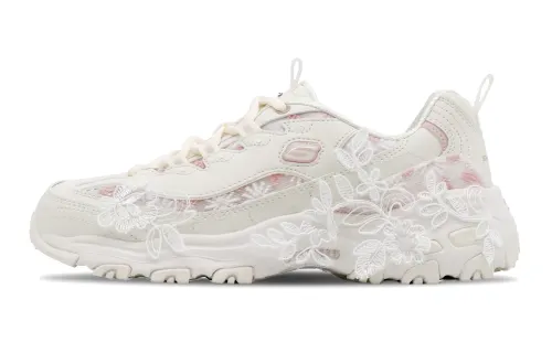 Skechers Mist Slip Resistant Abrasion Resistant Low top Casual Shoes Women's White Pink