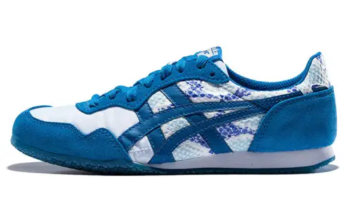 Onitsuka Tiger SERRANO Low top Casual Shoes Women's Blue, Python Print