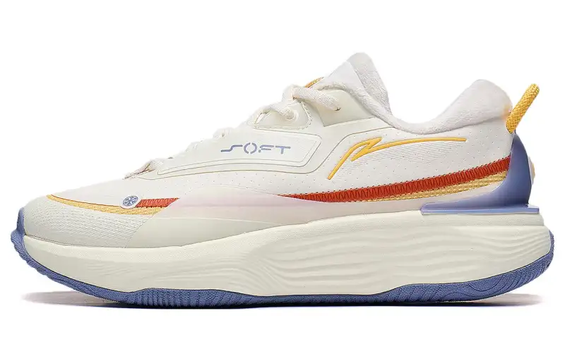 Li Ning SOFT WARM FLEECE Comfortable Round Toe Cushioning Slip Resistant Cushioning Slip Resistant Low top Casual Shoes