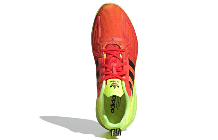 Кроссовки adidas originals ZX 2K Flux (красно-желто-черные) — Красный / жёлтый / чёрный — фото 5