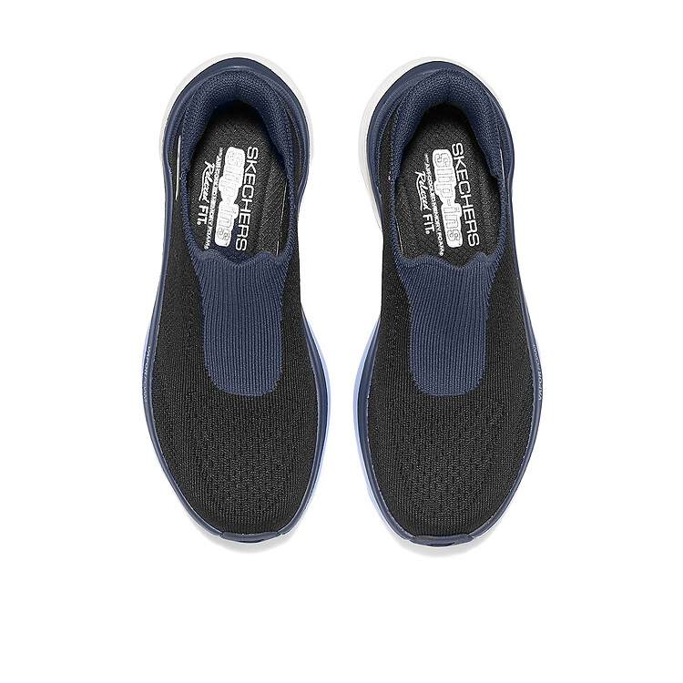 Skechers SPORT WOMENS Breathable Low top Casual Shoes Women’s Black Blue