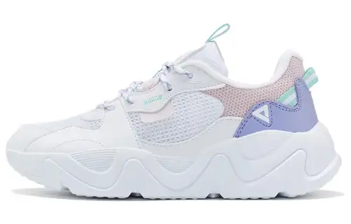 PEAK Chaoqi Abrasion Resistant Breathable Low top Sports Casual Shoes Women's White Pink
