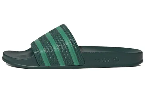 Adidas Adilette Slides 'Dark Green'