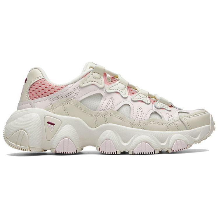 Женские кроссовки Fila FUSION Jagger (бело-розовые) — Белыйрозовый — фото 2