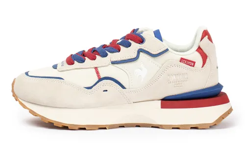 Le Coq Sportif LCS LYON Casual Shoes Unisex Low Top White/Blue/Red