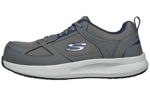 Skechers Work Fabric Comfortable Low top Casual Shoes Men's Gray