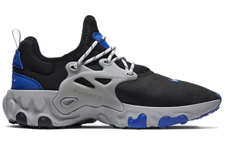 Кроссовки Nike React Presto (черно-синие) — Чёрныйсиний — фото 2