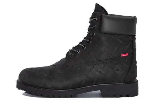 Timberland X Supreme Heritage Lace Up 6 Inch Boots 'Black Nubuck'