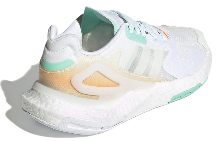 Женские кроссовки adidas originals Day Jogger TPU (бело-зелено-оранжевые) — Белый / зелёный / оранжевый — фото 4