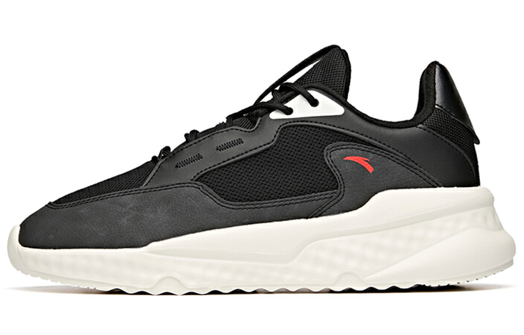 Anta Unruly Series Cushioning Slip Resistant Abrasion Resistant Low top Casual Shoes Men's Black Gray