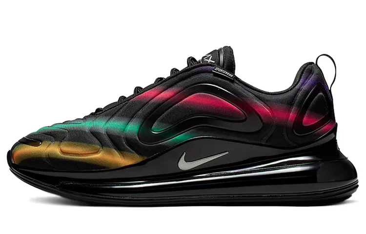 Nike Air Max 720 Black Neon Streaks