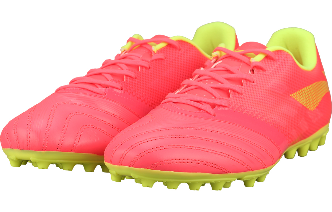 Li Ning Iron MG Multi Ground Artificial Turf Coverage Soccer Shoes Men’s Neon Red