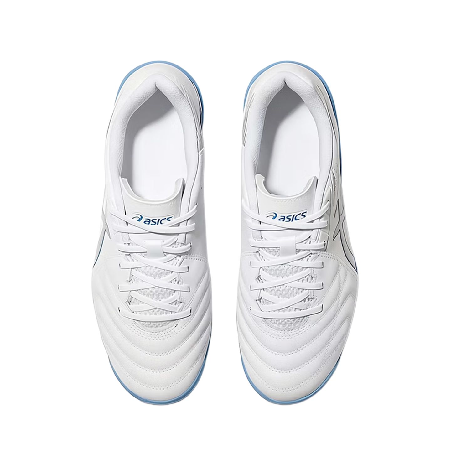 ASICS Calcetto Abrasion Resistant Soccer Shoes Men’s White Blue