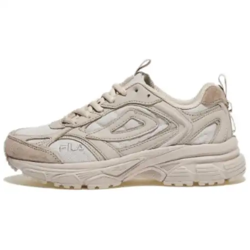 FILA Cushioning, Wear Resistant Casual Shoes Unisex White Beige