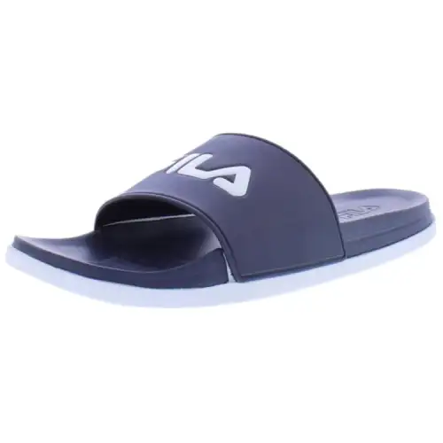 FILA Drifter Rubber Sole Slide Slippers Men's Blue