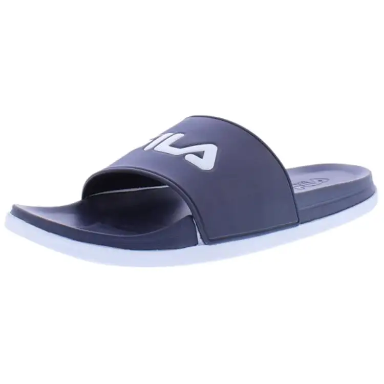 FILA Drifter Rubber Sole Slide Slippers Men's Blue