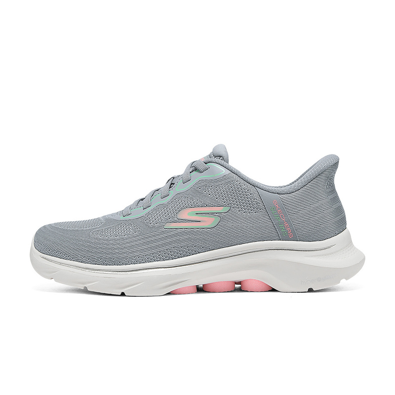 Женские кроссовки Skechers Slip ins (серые)